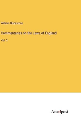 Commentaries on the Laws of England