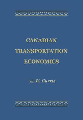 Canadian Transportation Economics