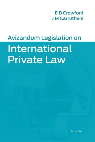 Cover image for Avizandum Legislation on International Private Law
