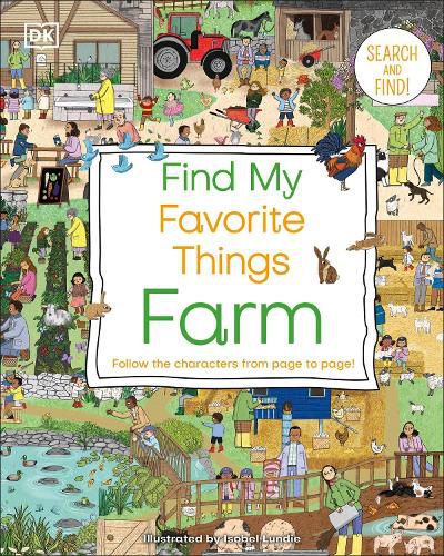 Cover image for Find My Favorite Things Farm: Follow the Characters from Page to Page