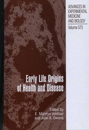 Cover image for Early Life Origins of Health and Disease