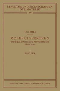 Cover image for Molekulspektren Und Ihre Anwendung Auf Chemische Probleme