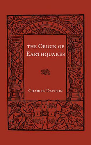 Cover image for Origin of Earthquakes