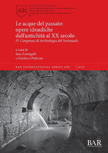 Cover image for Le acque del passato: opere idrauliche dall'antichita al XX secolo: IV Congresso di Archeologia del Sottosuolo