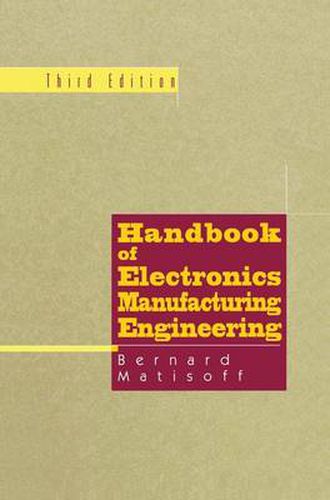 Cover image for Handbook of Electronics Manufacturing Engineering