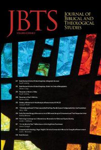 Cover image for Journal of Biblical and Theological Studies, Issue 4.2