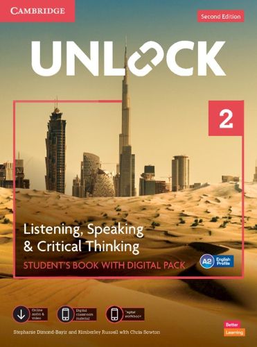 Cover image for Unlock Level 2 Listening, Speaking and Critical Thinking Student's Book with Digital Pack