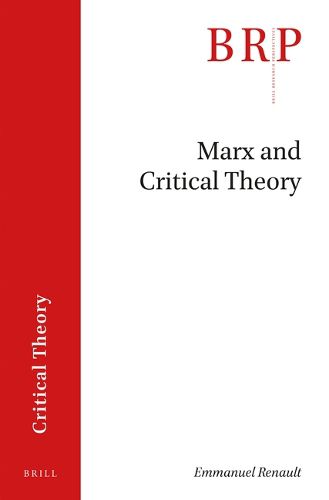 Cover image for Marx and Critical Theory