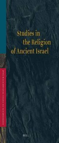 Cover image for Studies in the Religion of Ancient Israel
