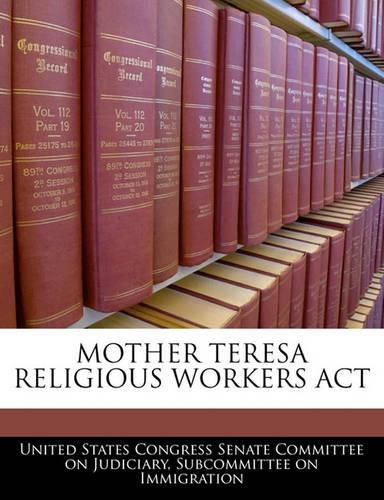 Cover image for Mother Teresa Religious Workers ACT