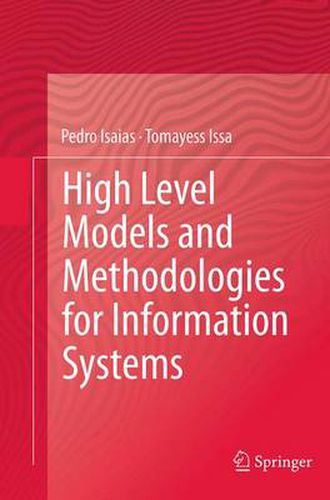 Cover image for High Level Models and Methodologies for Information Systems