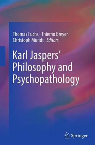 Cover image for Karl Jaspers' Philosophy and Psychopathology