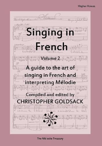 Cover image for Singing in French, Volume 2 - Higher Voices