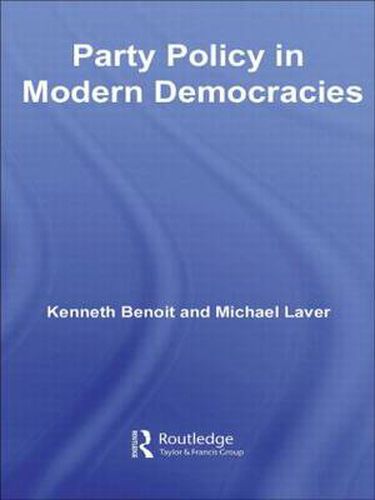 Cover image for Party Policy in Modern Democracies