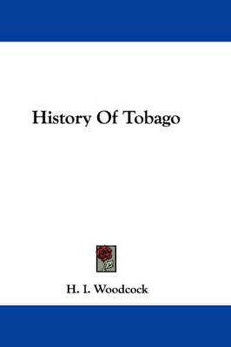 Cover image for History of Tobago