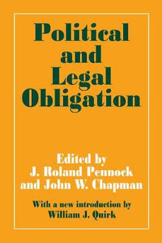 Cover image for Political and Legal Obligation