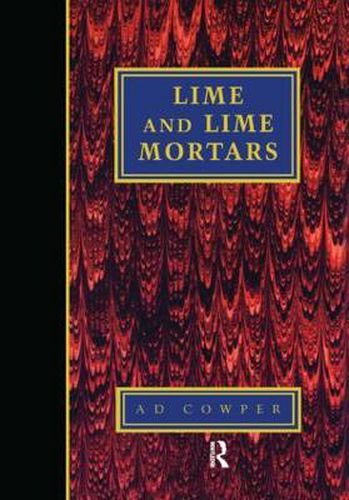 Cover image for Lime and Lime Mortars