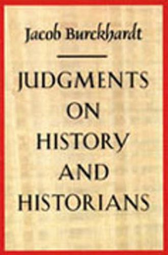 Judgments on History & Historians