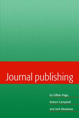 Cover image for Journal Publishing