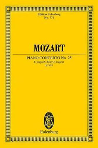 Cover image for Piano Concerto No. 25 In C Major K 503