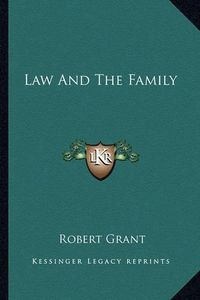 Cover image for Law and the Family