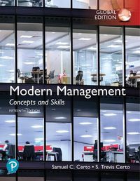 Cover image for Modern Management: Concepts and Skills, Global Edition