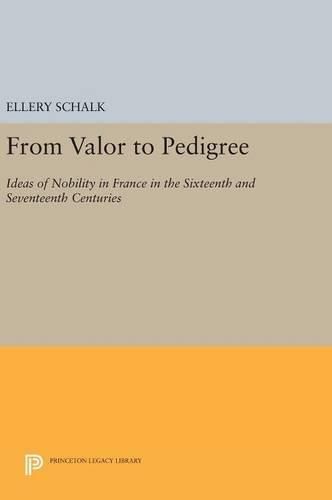 Cover image for From Valor to Pedigree: Ideas of Nobility in France in the Sixteenth and Seventeenth Centuries