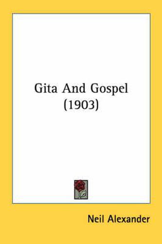 Cover image for Gita and Gospel (1903)