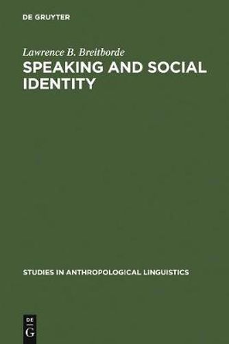 Cover image for Speaking and Social Identity: English in the Lives of Urban Africans