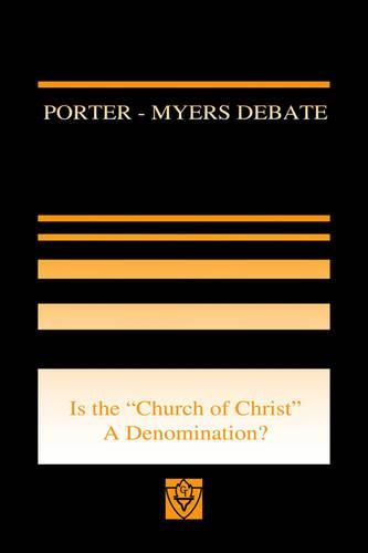 Cover image for Porter-Myers Debate