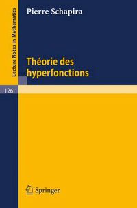 Cover image for Theories Des Hyperfonctions