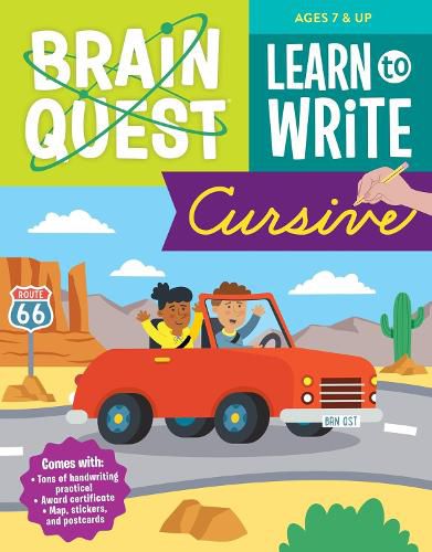 Cover image for Brain Quest Learn to Write Cursive