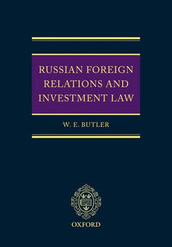 Cover image for Russian Foreign Relations and Investment Law