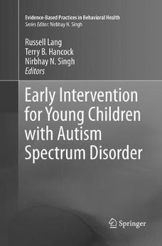 Cover image for Early Intervention for Young Children with Autism Spectrum Disorder