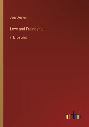 Cover image for Love and Freindship