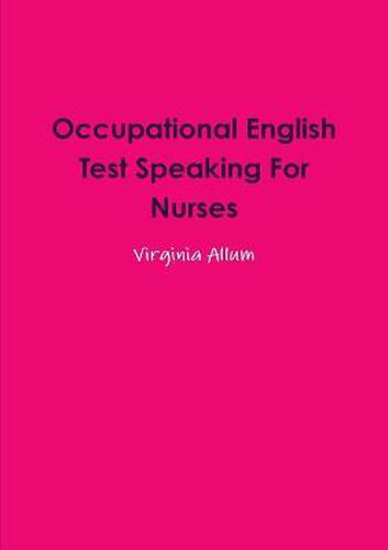 Cover image for Occupational English Test Speaking for Nurses