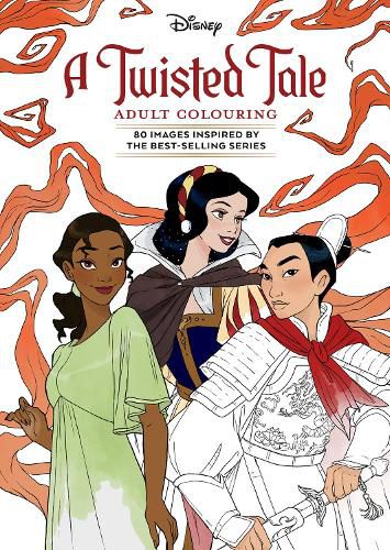 Cover image for A Twisted Tale: Adult Colouring Book (Disney)