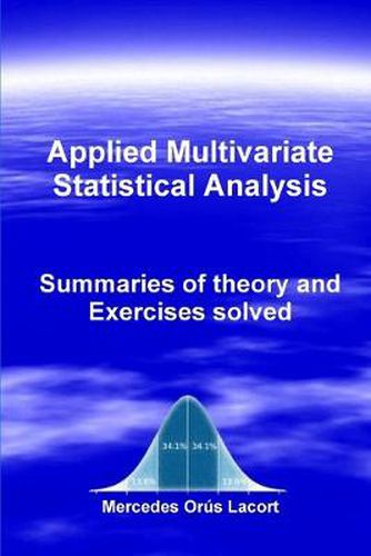 Cover image for Applied Multivariate Statistical Analysis - Summaries of theory and Exercises solved