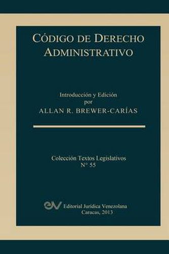 Cover image for Codigo de Derecho Administrativo