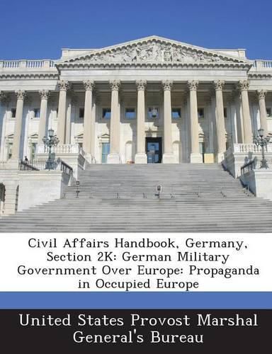 Cover image for Civil Affairs Handbook, Germany, Section 2k