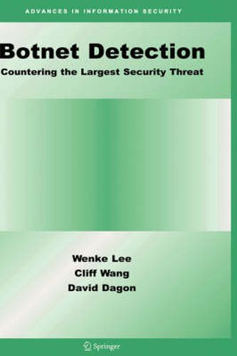 Cover image for Botnet Detection: Countering the Largest Security Threat