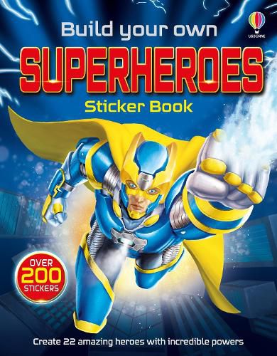 Cover image for Build Your Own Superheroes Sticker Book