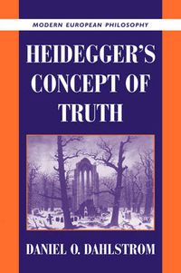 Cover image for Heidegger's Concept of Truth