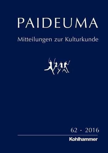 Cover image for Paideuma 62/2016: Mitteilungen Zur Kulturkunde