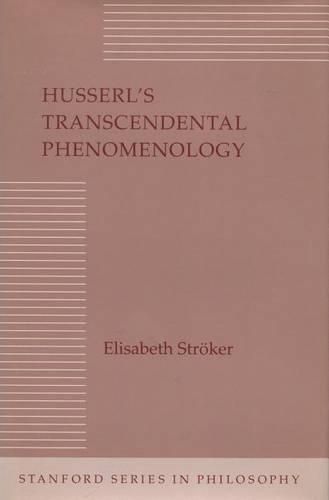 Cover image for Husserl's Transcendental Phenomenology