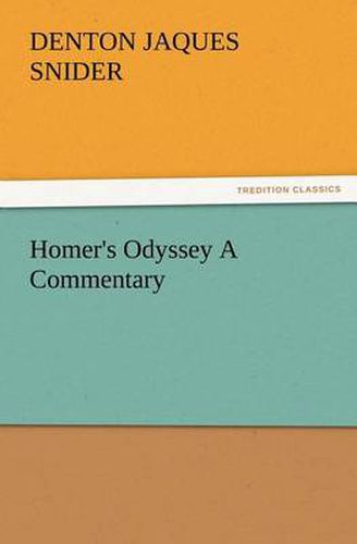 Cover image for Homer's Odyssey A Commentary