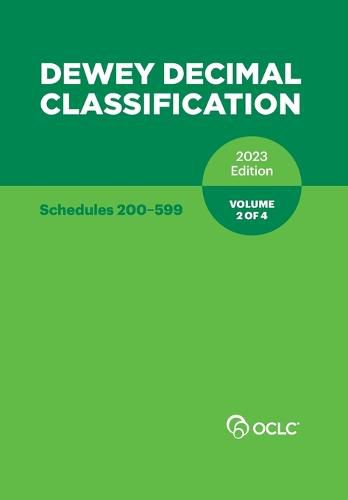 Cover image for Dewey Decimal Classification 2023 Edition Volume 2 of 4