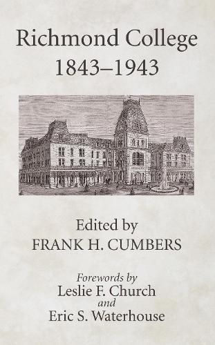 Cover image for Richmond College 1843-1943