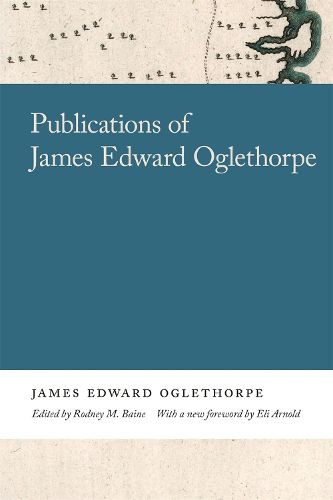 Cover image for Publications of James Edward Oglethorpe