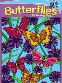 Cover image for SPARK -- Butterflies Coloring Book